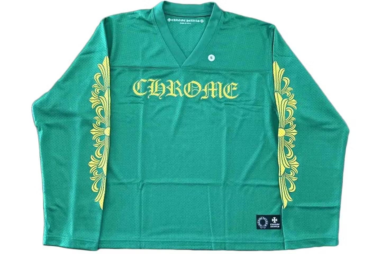 Chrome Hearts Sports Mesh Warm Up Jersey Green